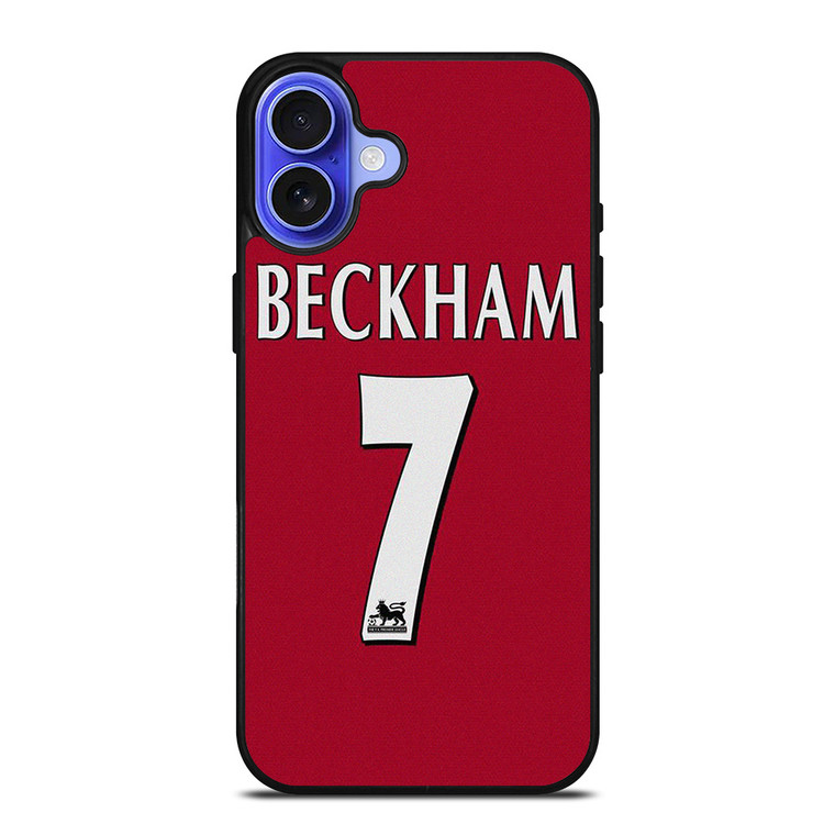 DAVID BECKHAM MANCHESTER UNITED iPhone 16 Case Cover