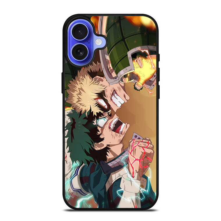 DEKU AND BAKUGO MY HERO ACADEMIA iPhone 16 Case Cover DEKU AND BAKUGO MY HERO ACADEMIA iPhone 16 Case Cover