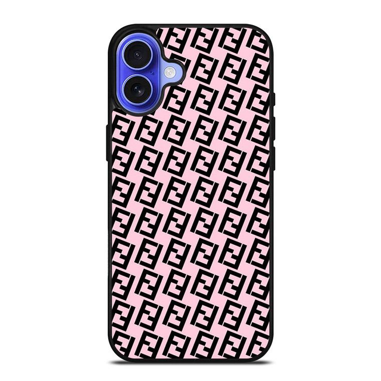 FENDI ROMA PINK iPhone 16 Case Cover