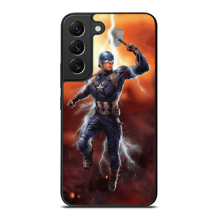 CAPTAIN AMERICA X THOR HAMMER 2  Samsung Galaxy S22 Plus Case Cover