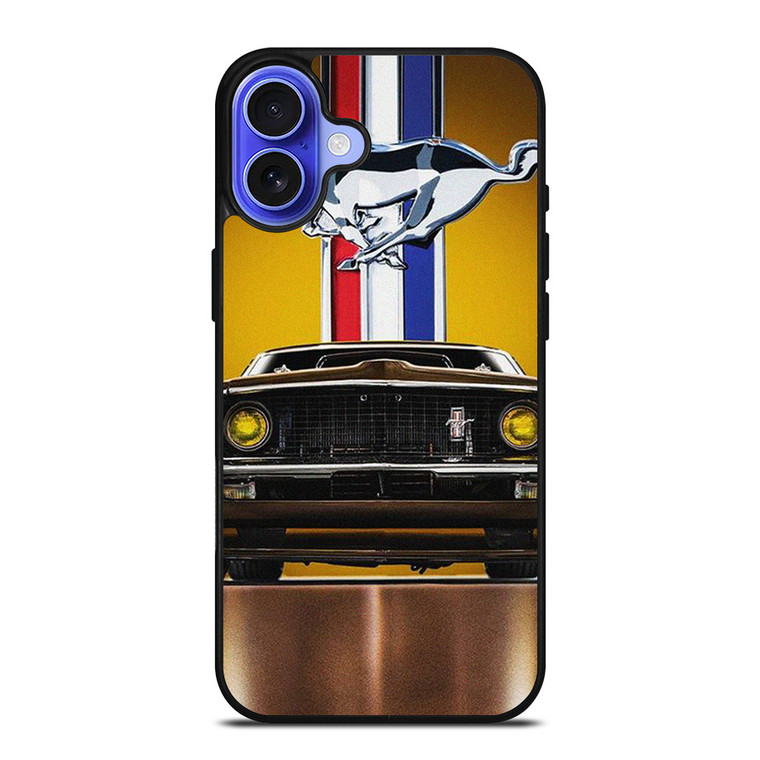FORD MUSTANG GT GOLD EMBLEM iPhone 16 Case Cover