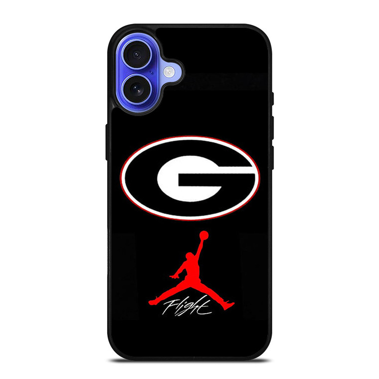 GEORGIA BULLDOGS NIKE AIR JORDAN iPhone 16 Case Cover