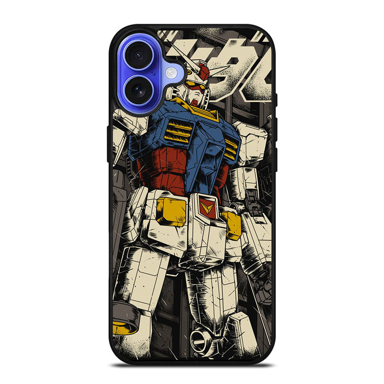 GUNDAM RX 78 ANIME iPhone 16 Case Cover