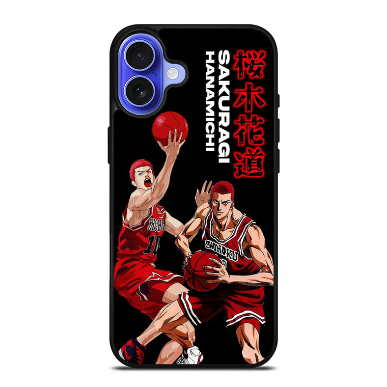 HANAMICHI SAKURAGI SLAM DUNK SHOHOKU HIGH iPhone 16 Case Cover