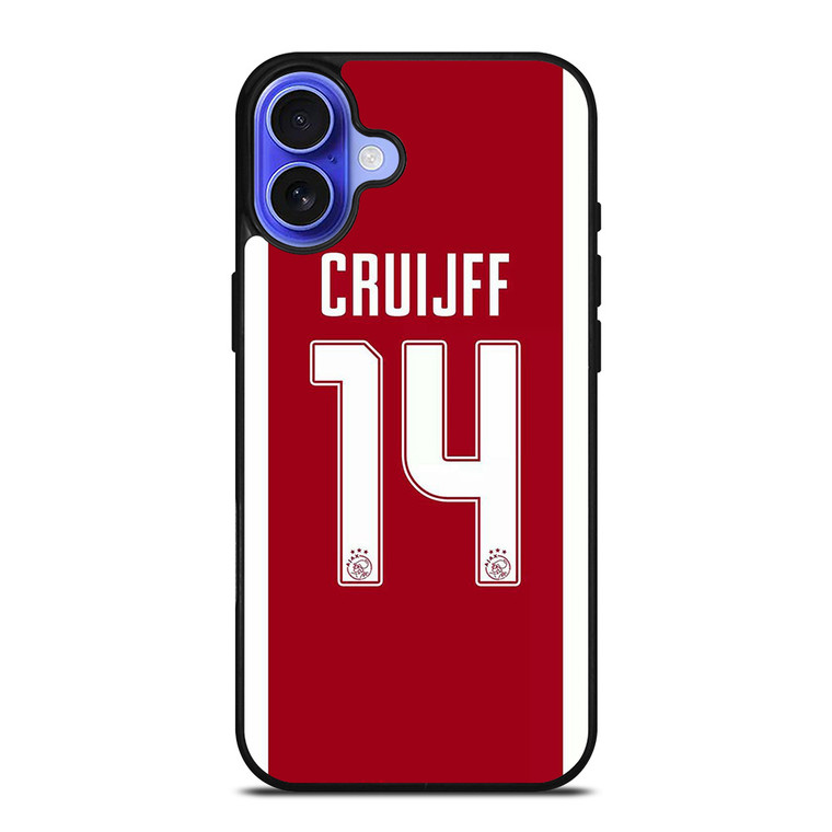JOHAN CRUIJFF AJAX AMSTERDAM KIT iPhone 16 Case Cover