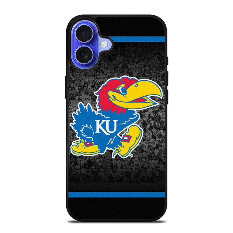 KANSAS CITY JAYHAWKS BASKETBALL ICON iPhone 16 Case Cover