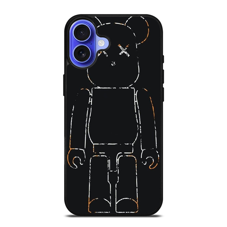 KAWS ROBOT LINE ART iPhone 16 Case Cover