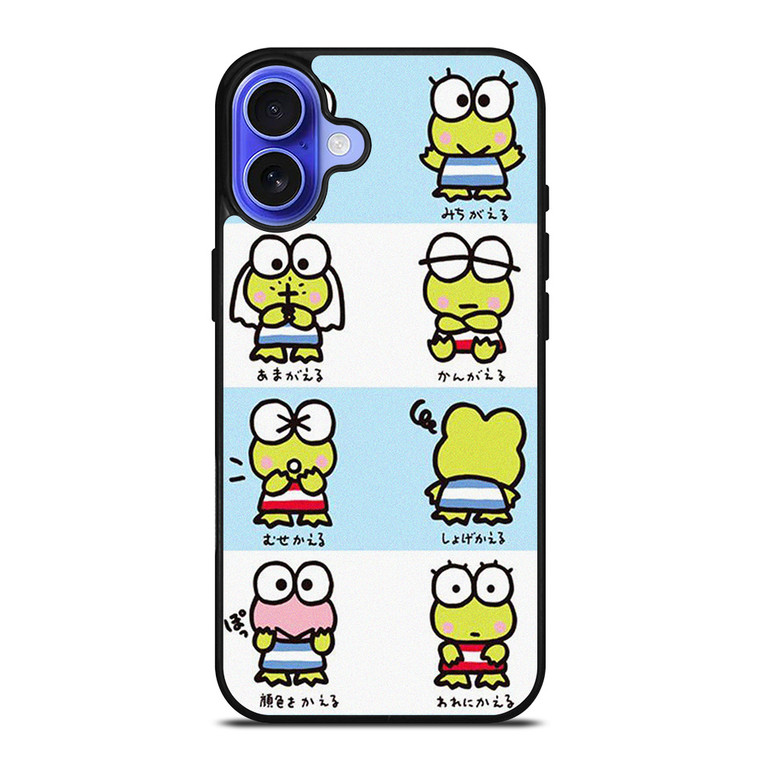 KEROPPI SANRIO CARTOON COLLAGE iPhone 16 Case Cover