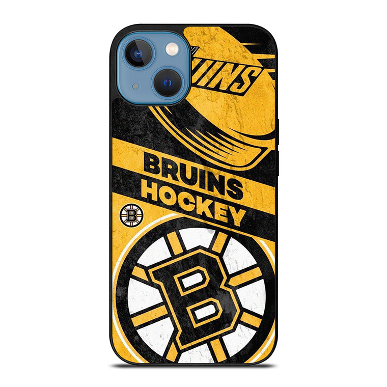BOSTON BRUINS HOCKEY LOGO iPhone 13 Case Cover