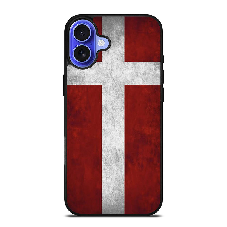 KINGDOM OF DENMARK FLAG iPhone 16 Case Cover