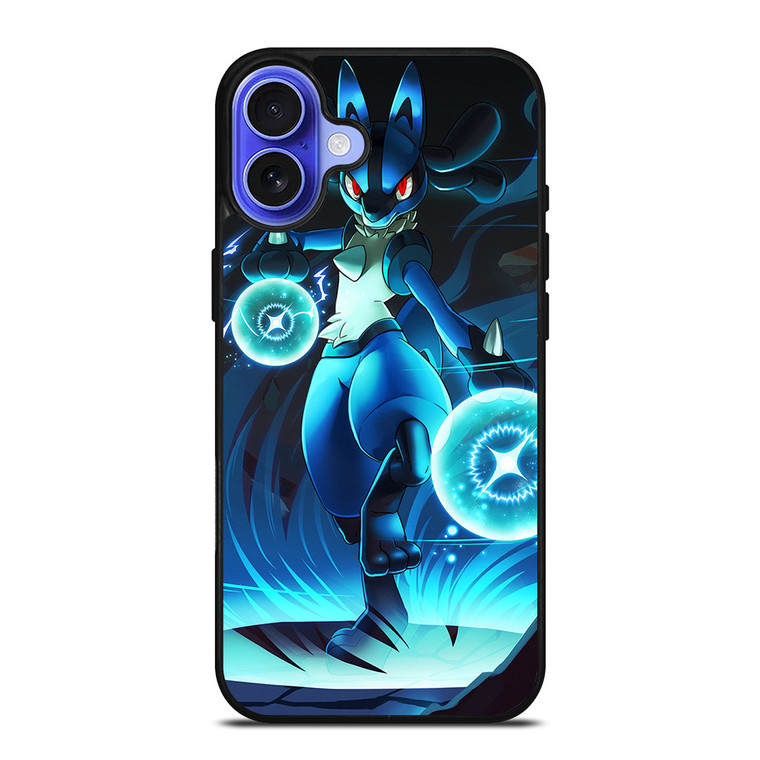 LUCARIO POKEMON GAMES iPhone 16 Case Cover