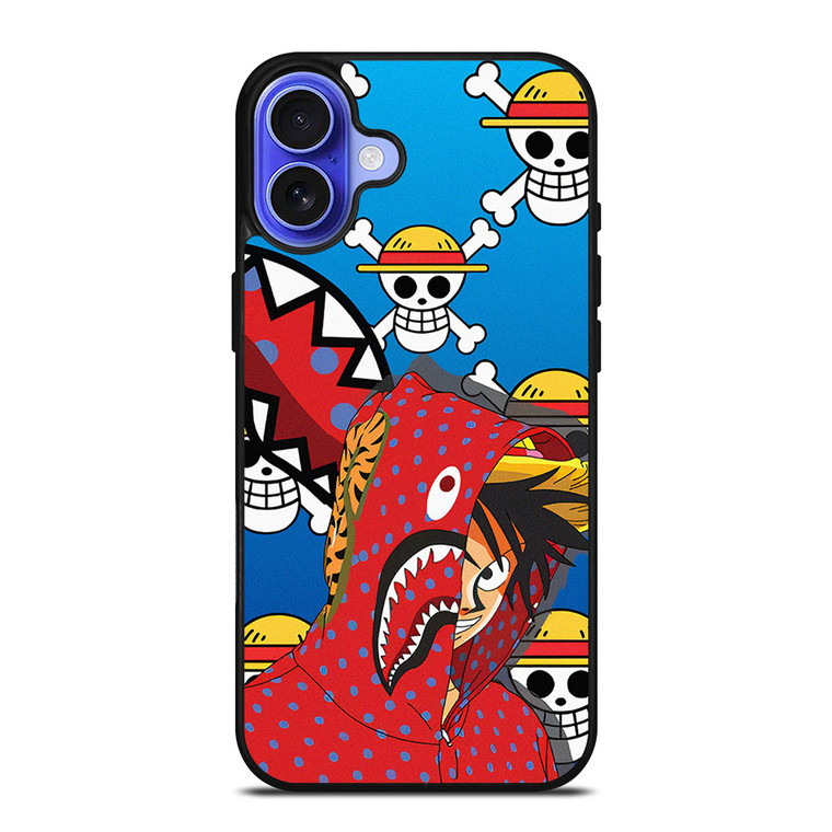 LUFFY ONE PIECE BAPE iPhone 16 Case Cover