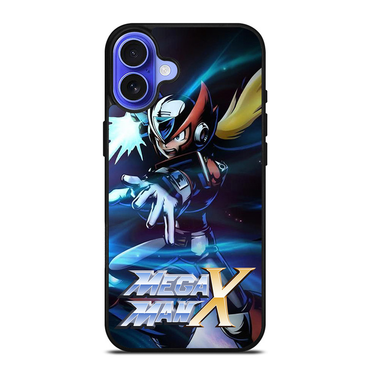 MEGA MAN X GAMES LOGO iPhone 16 Case Cover
