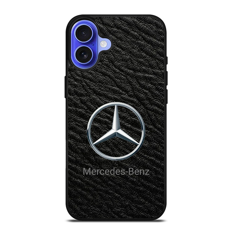 MERCEDES BENZ LEATHER EMBLEM iPhone 16 Case Cover MERCEDES BENZ LEATHER EMBLEM iPhone 16 Case Cover