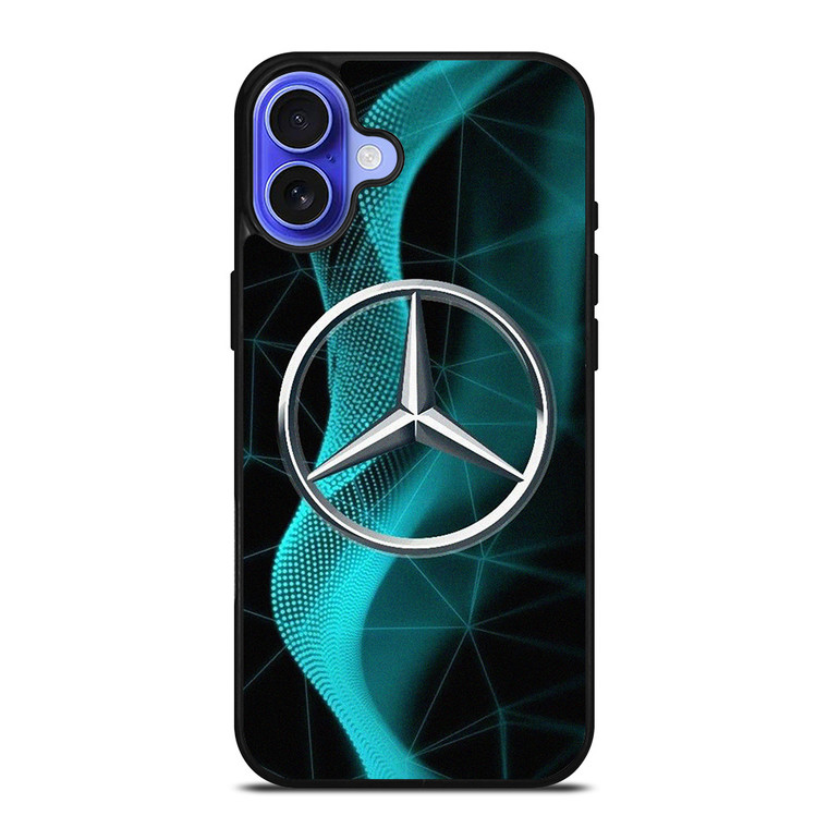 MERCEDES BENZ POLYGONAL LOGO iPhone 16 Case Cover MERCEDES BENZ POLYGONAL LOGO iPhone 16 Case Cover