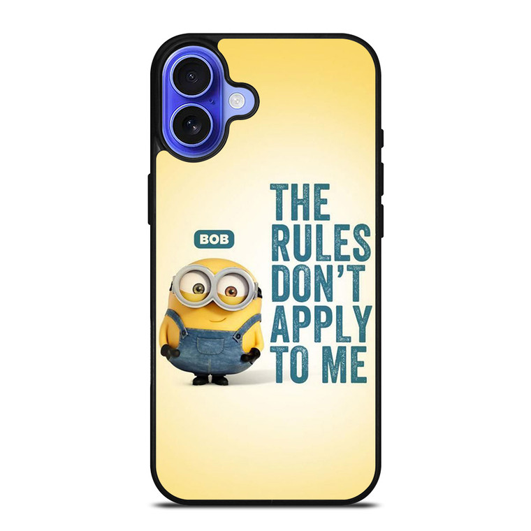 MINION BOB FUNNY iPhone 16 Case Cover MINION BOB FUNNY iPhone 16 Case Cover