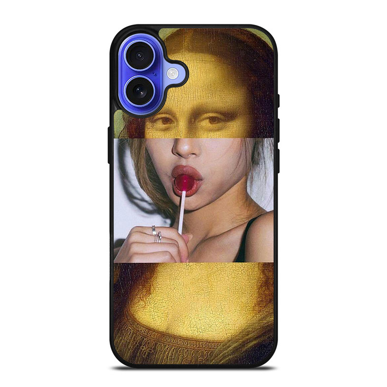 MONA LISA CANDY DOPE iPhone 16 Case Cover MONA LISA CANDY DOPE iPhone 16 Case Cover