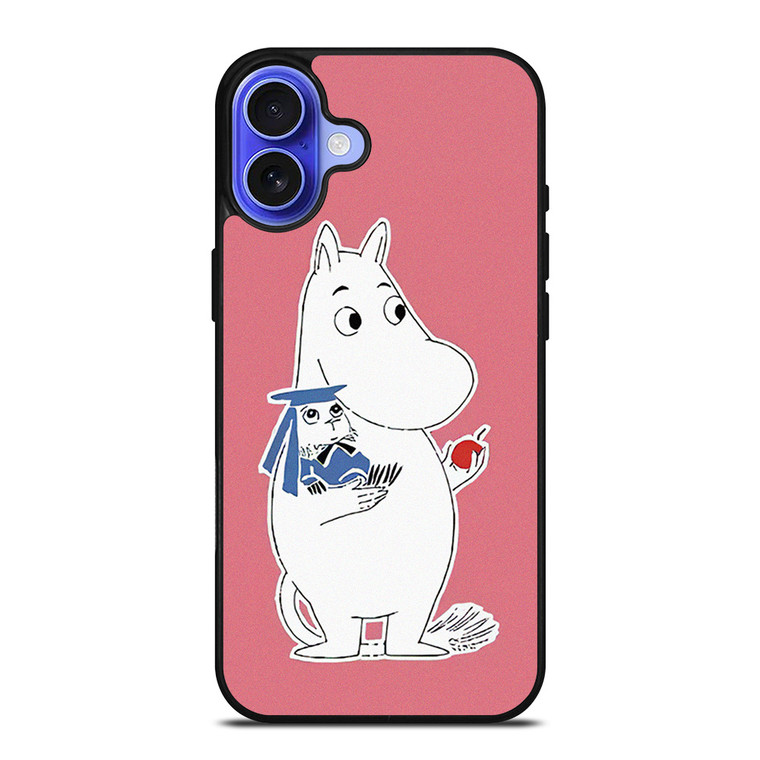 MOOMIN KAWAII CARTOON PINK iPhone 16 Case Cover MOOMIN KAWAII CARTOON PINK iPhone 16 Case Cover