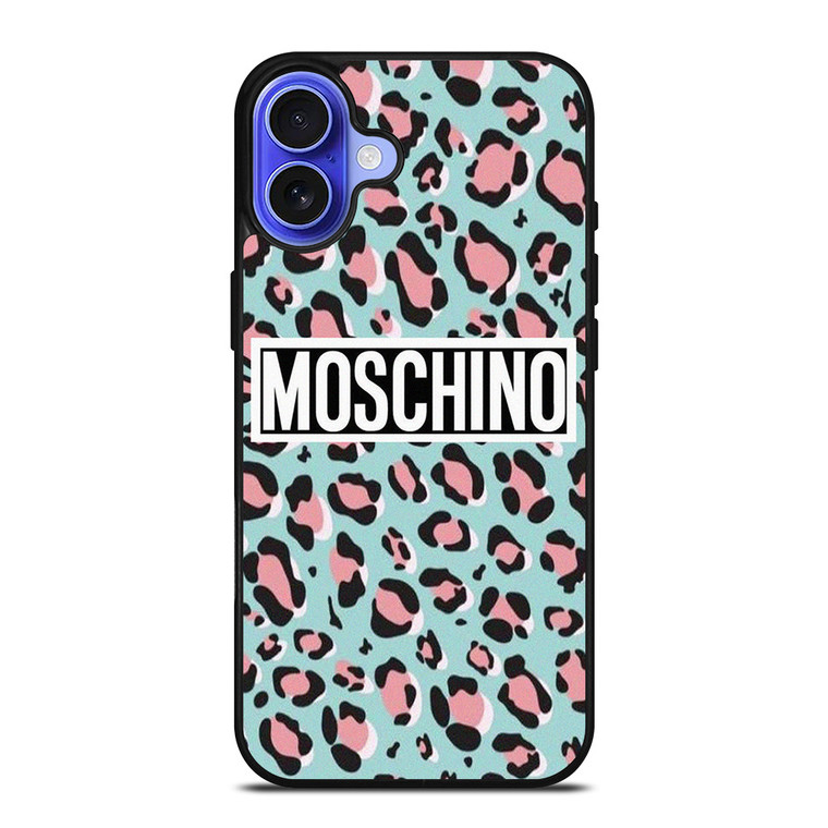 MOSCHINO LEOPARD SKIN iPhone 16 Case Cover MOSCHINO LEOPARD SKIN iPhone 16 Case Cover