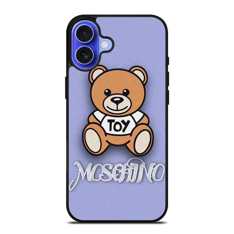 MOSCHINO TOY LOGO PURPLE iPhone 16 Case Cover MOSCHINO TOY LOGO PURPLE iPhone 16 Case Cover