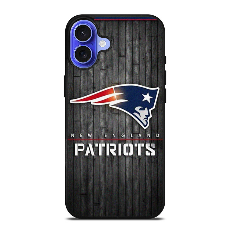 NEW ENGLAND PATRIOTS NFL WOOD LOGO iPhone 16 Case Cover NEW ENGLAND PATRIOTS NFL WOOD LOGO iPhone 16 Case Cover