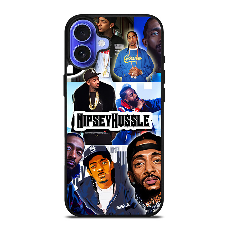 NIPSEY HUSSLE RAPPER COLLAGE iPhone 16 Case Cover NIPSEY HUSSLE RAPPER COLLAGE iPhone 16 Case Cover