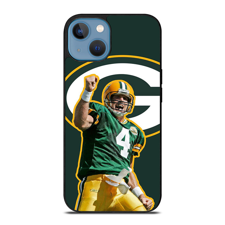 BRETT FAVRE GREEN BAY PACKERS FOOTBALL iPhone 13 Case Cover