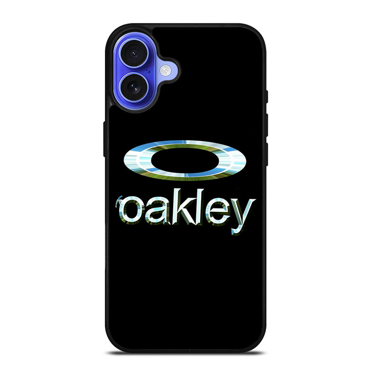 OAKLEY METAL BLACK EMBLEM iPhone 16 Case Cover
