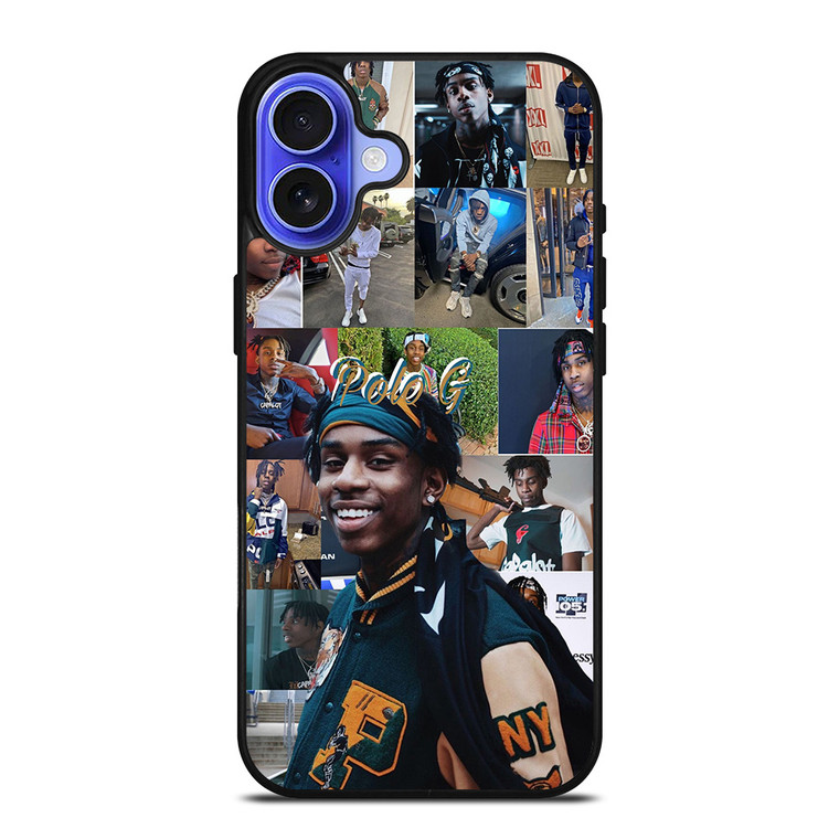 POLO G RAPPER COLLAGE 2 iPhone 16 Case Cover