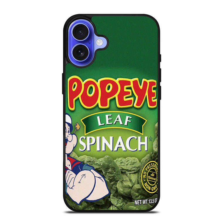 POPEYE LEAF SPINACH iPhone 16 Case Cover