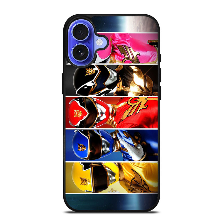 POWER RANGERS MEGAFORCE COLLAGE iPhone 16 Case Cover