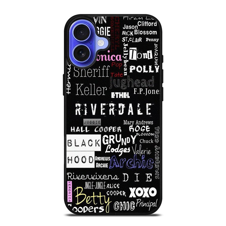 RIVERDALE MOVIES COLLAGE iPhone 16 Case Cover
