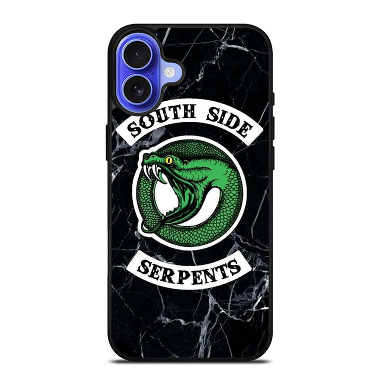 RIVERDALE SOUTH SIDE SERPENTS MARBLE iPhone 16 Case Cover