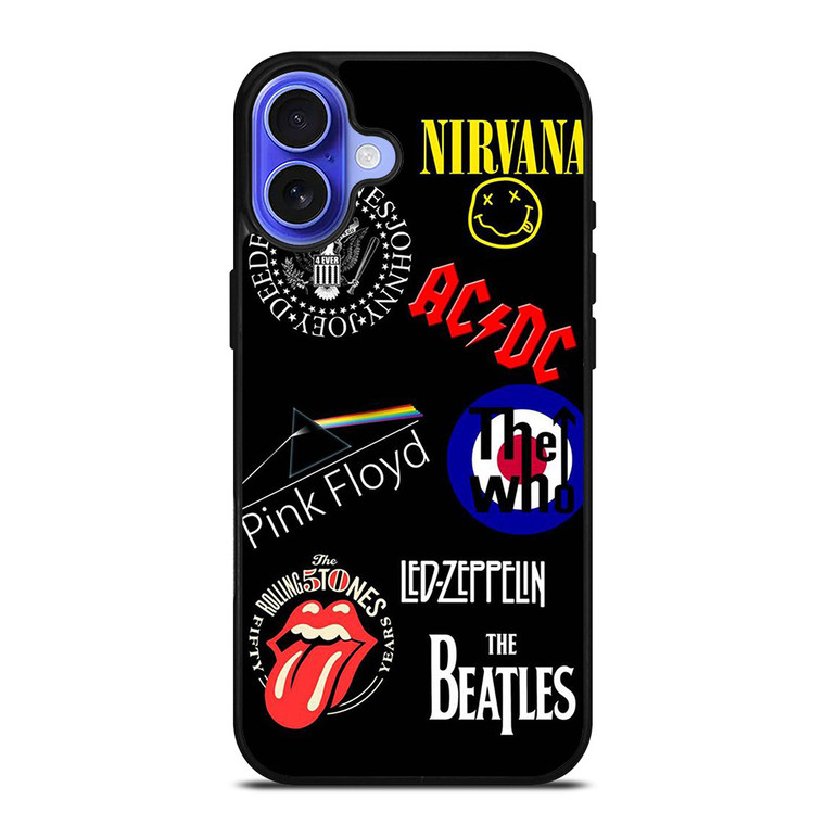ROCK BAND LEGEND LOGO iPhone 16 Case Cover