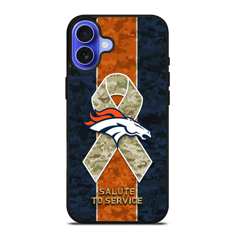 SALUTE TO SERVICE DENVER BRONCOS iPhone 16 Case Cover