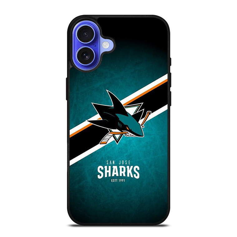 SAN JOSE SHARKS HOCKEY NHL iPhone 16 Case Cover