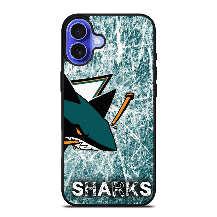 SAN JOSE SHARKS ICE HOCKEY TEAM iPhone 16 Case Cover