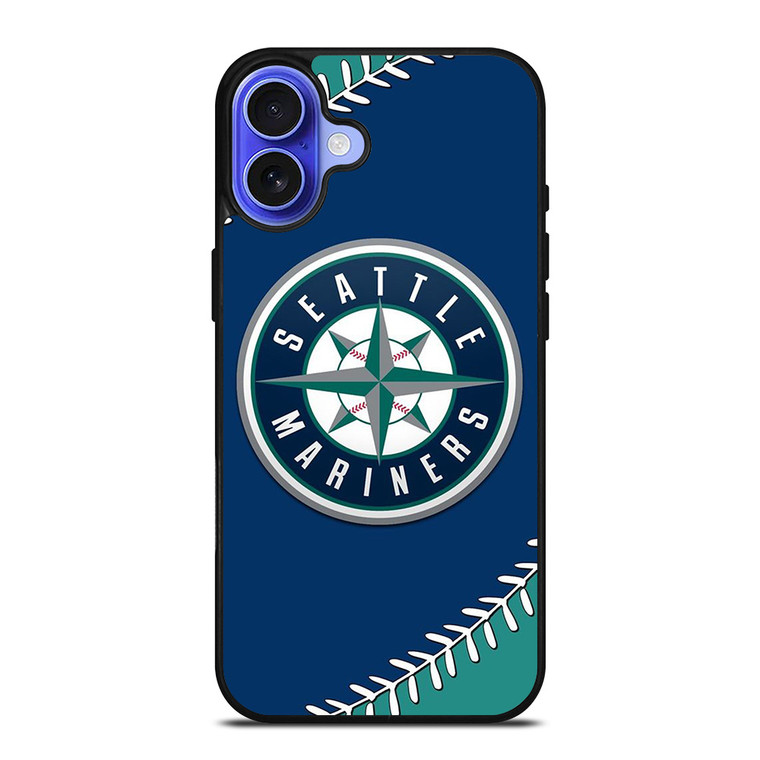SEATTLE MARINERS BASEBALL LOGO iPhone 16 Case Cover
