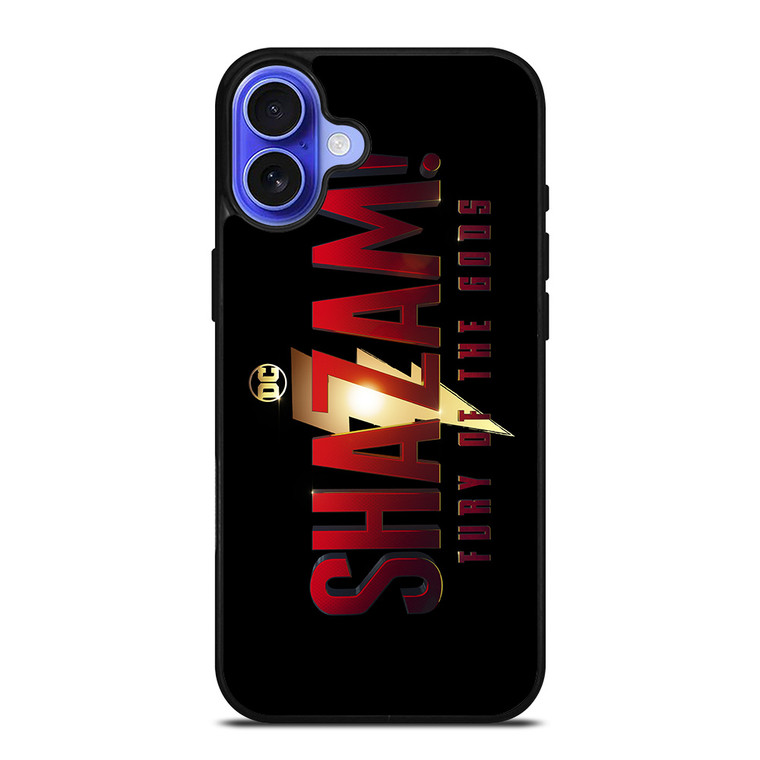SHAZAM FURY OF THE GODS LOGO iPhone 16 Case Cover SHAZAM FURY OF THE GODS LOGO iPhone 16 Case Cover