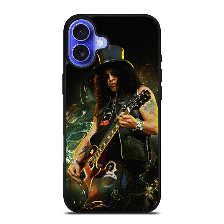 SLASH SAUL HUDSON G N R iPhone 16 Case Cover