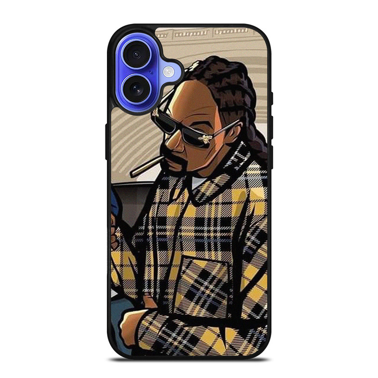 SNOOP DOG RAPPER CARTOON iPhone 16 Case Cover