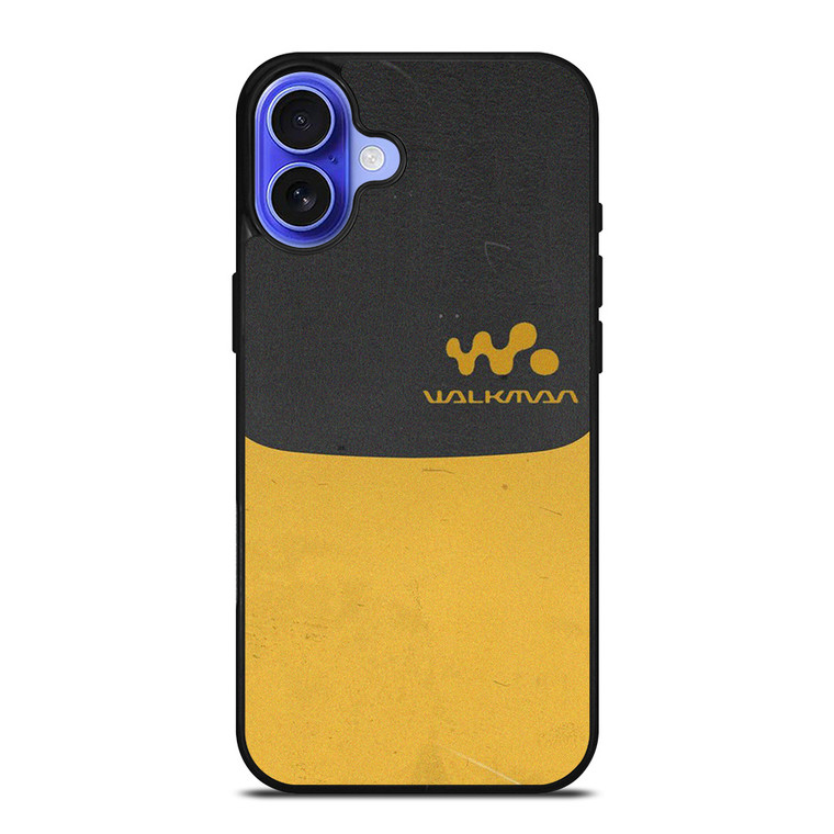 SONY WALKMAN LEATHER iPhone 16 Case Cover
