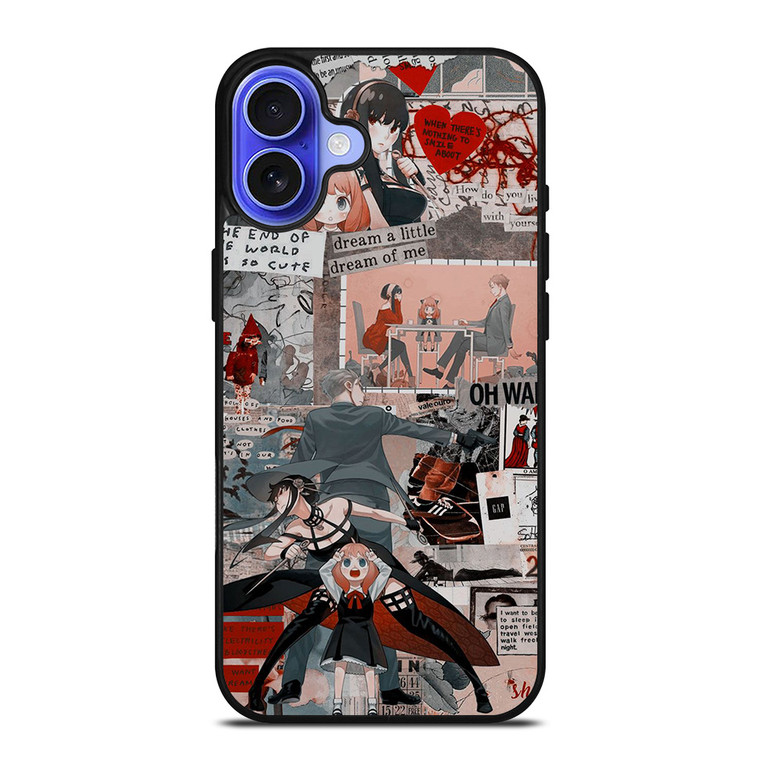 SPY X FAMILY MANGA COLLAGE iPhone 16 Case Cover