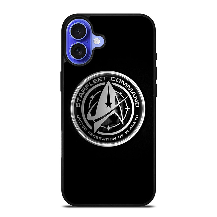 STARFLEET COMMND METAL BADGE iPhone 16 Case Cover