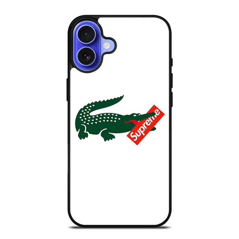 SUPREME LACOSTE COLLAB iPhone 16 Case Cover
