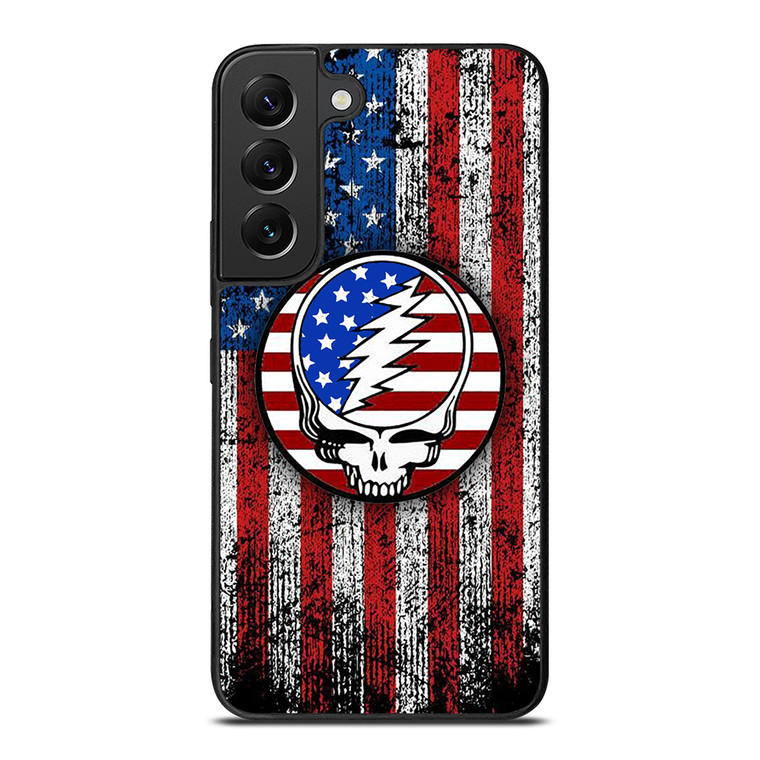 GRATEFUL DEAD USA FLAG  Samsung Galaxy S22 Plus Case Cover