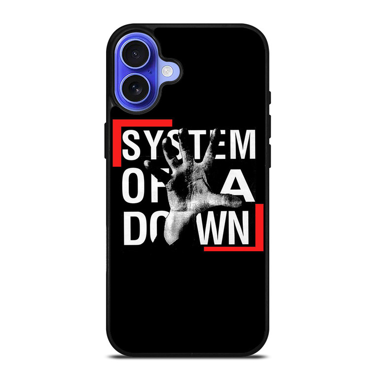 SYSTEM OF A DOWN METAL BAND LOGO iPhone 16 Case Cover