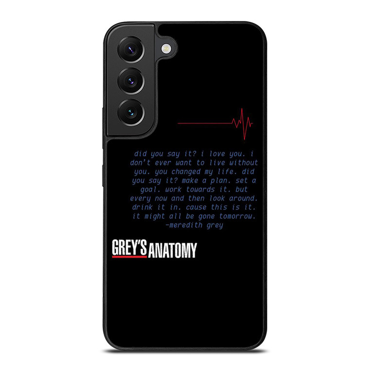 GREYS ANATOMY ICONIC LINES  Samsung Galaxy S22 Plus Case Cover