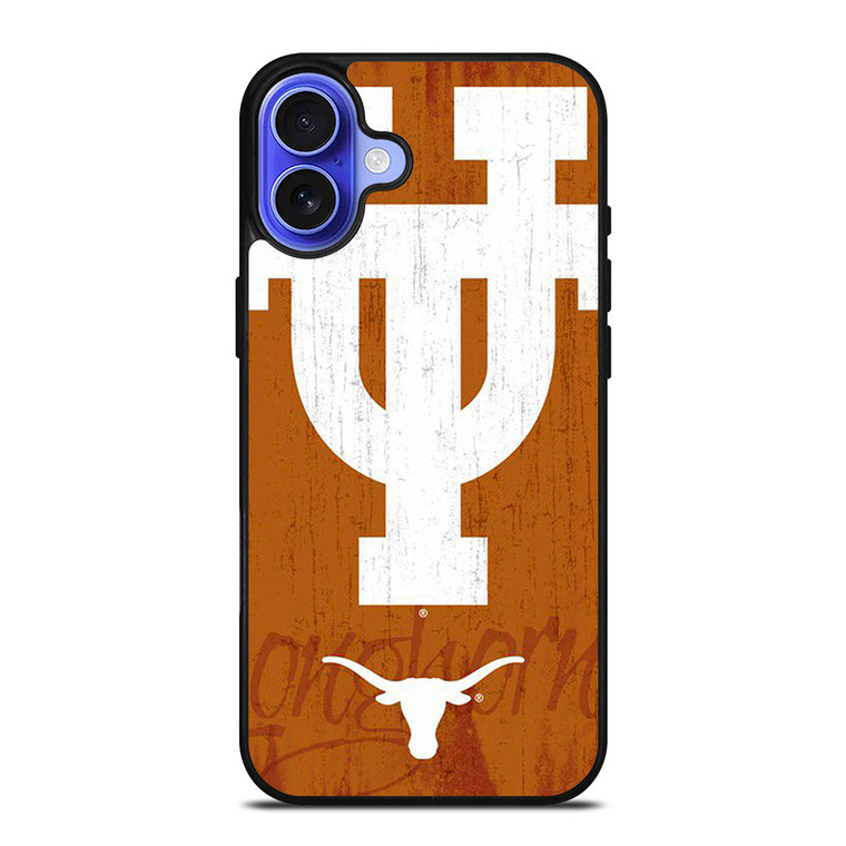 TEXAS LONGHORNS RUSTY SYMBOL iPhone 16 Case Cover