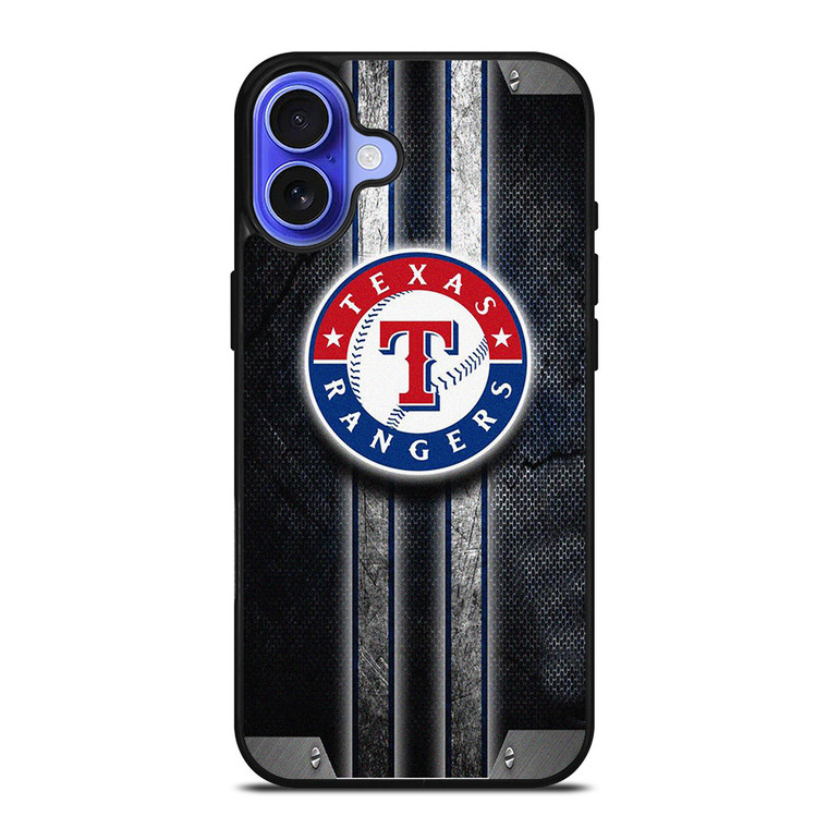 TEZAS RANGERS METAL EMBLEM iPhone 16 Case Cover